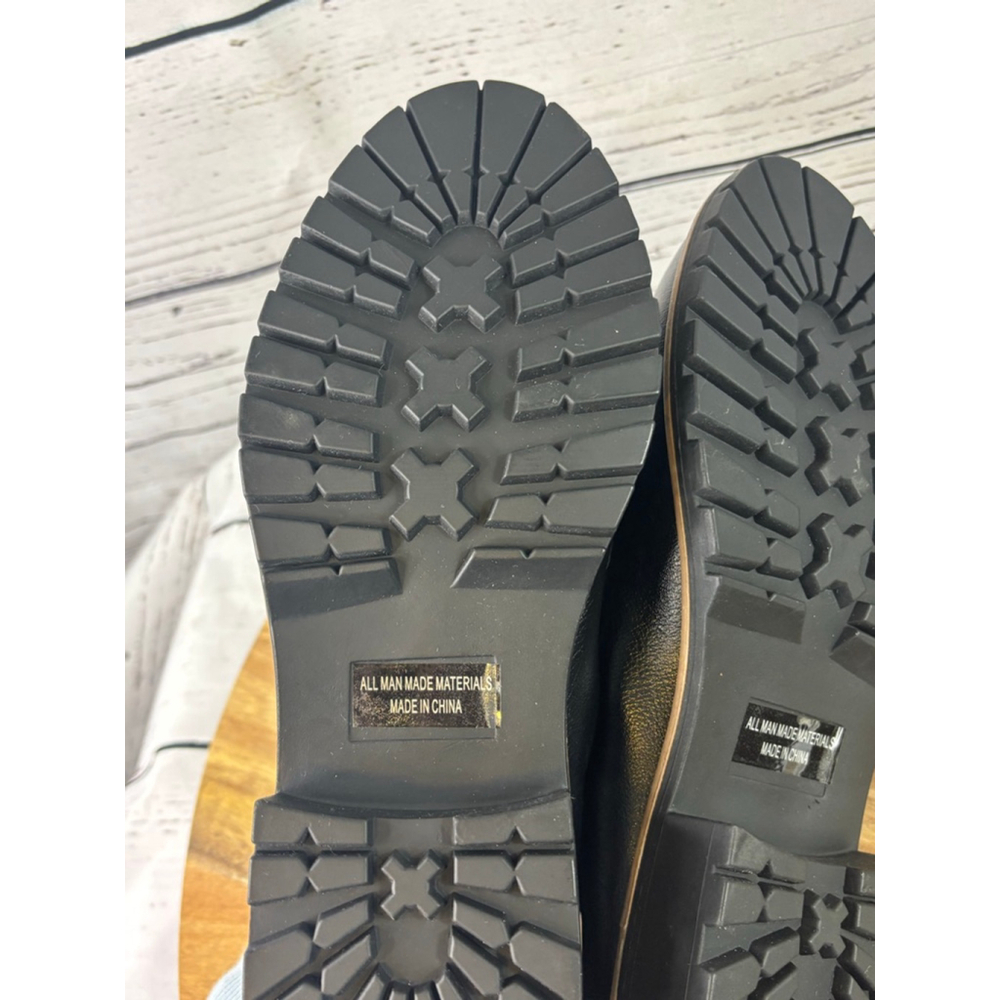 Women's Dolce Vita Black Loafers with Silver Hardware Size 7 - Picture 7 of 7